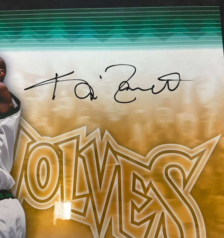 Kevin Garnett Autographed 16x20 Signature Slams Gold Autographed Photo 21/21 UDA