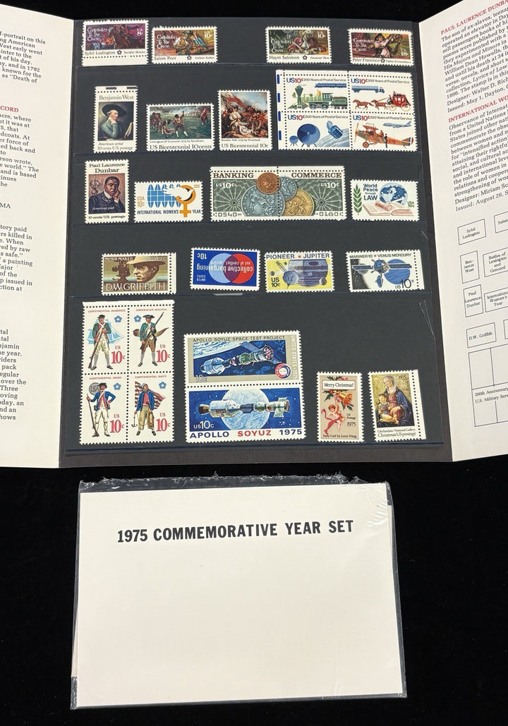 Lot Of 8 US Mint Stamp Sets 1972 Thru 1979 Original Envelopes