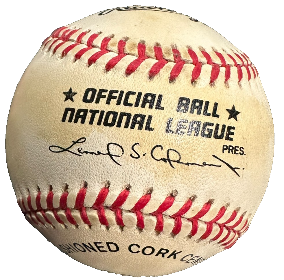 Jeff Conine Autographed Official Major League Baseball Marlins