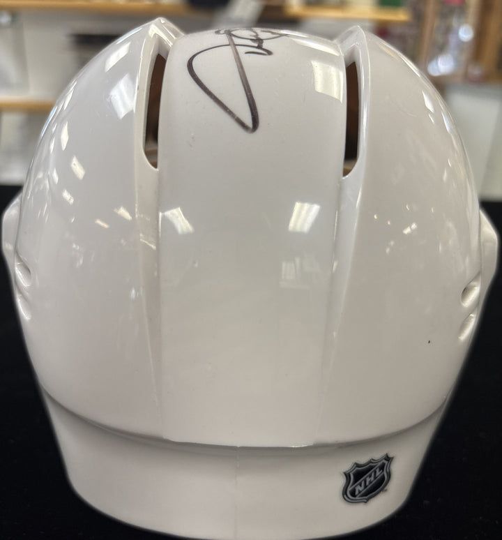 Derek Sanderson Boston Bruins Signed Mini Helmet COA