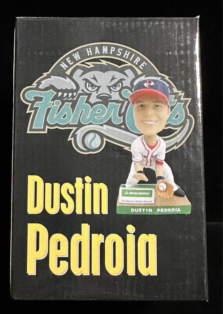 2010 Dustin Pedroia New Hampshire Fisher Cats Red Sox Bobble Bobblehead SGA NIB