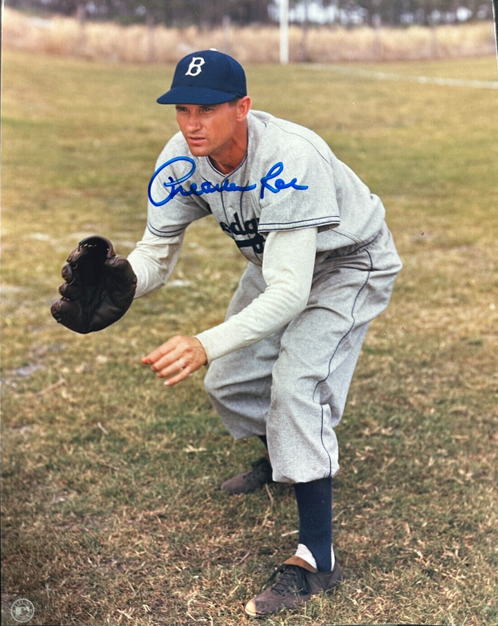 Preacher Roe Autographed Brooklyn Dodgers 8x10 Photo