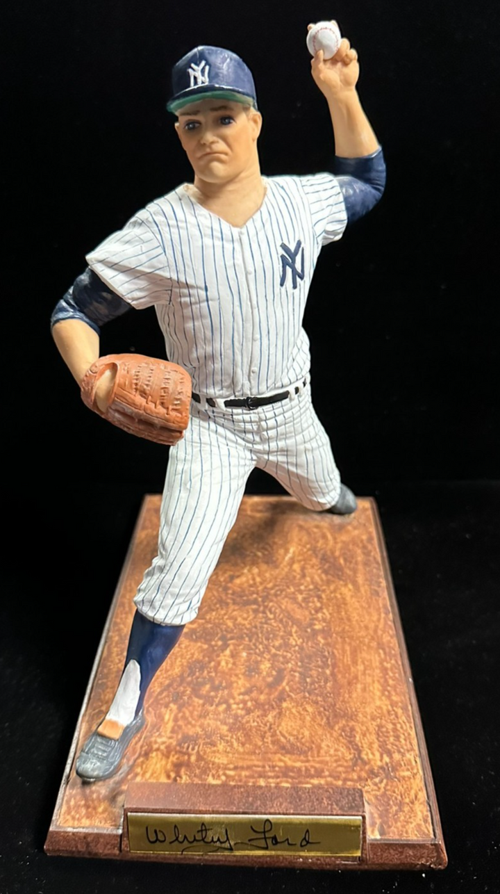 Whitey Ford Autographed 1990 Prosport Creations Porcelain Figurine 1951/2174 HOF