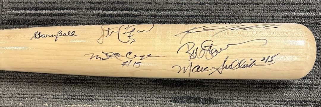 2017 Red Sox Fantasy Camp Signed Baseball Bat Campbell Barrett Bell Etc.