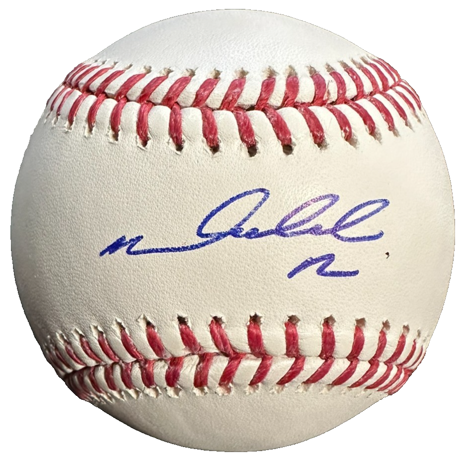 Mike Napoli Autographed Official Major League Baseball Red Sox Rangers JSA