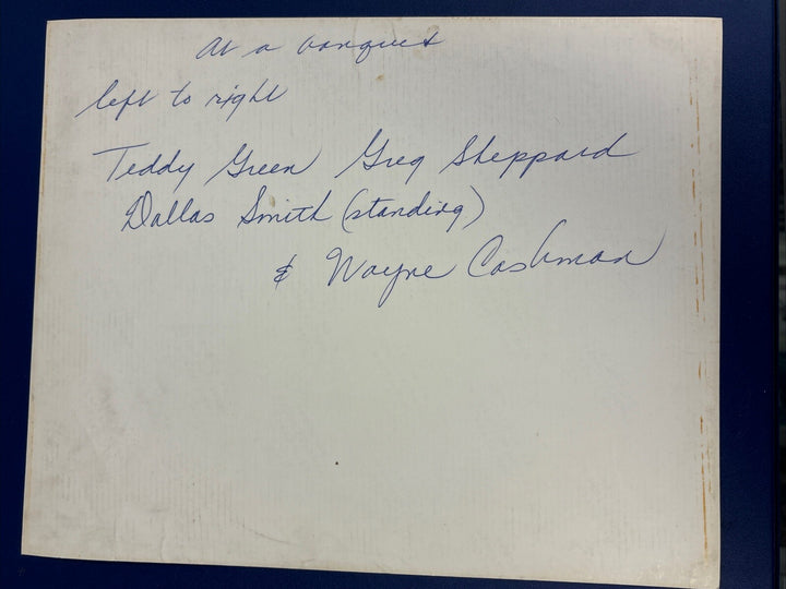 1970’s Green Sheppard Smith Cashman Original Boston Bruins Team Photo 8x10