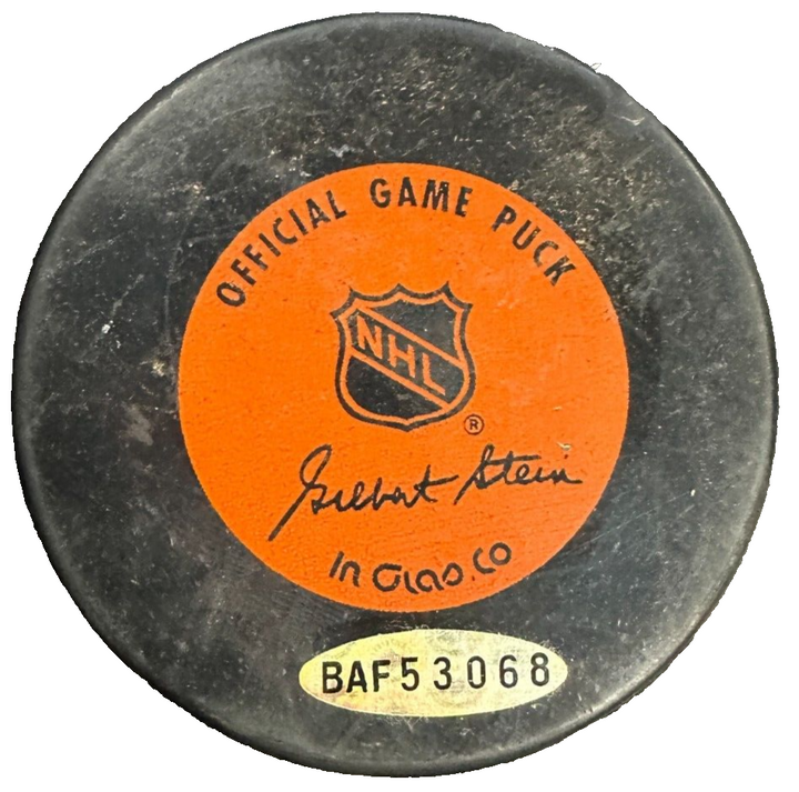 Bobby Clarke Autographed Stanley Cup 100th Anniversary Game Puck UDA