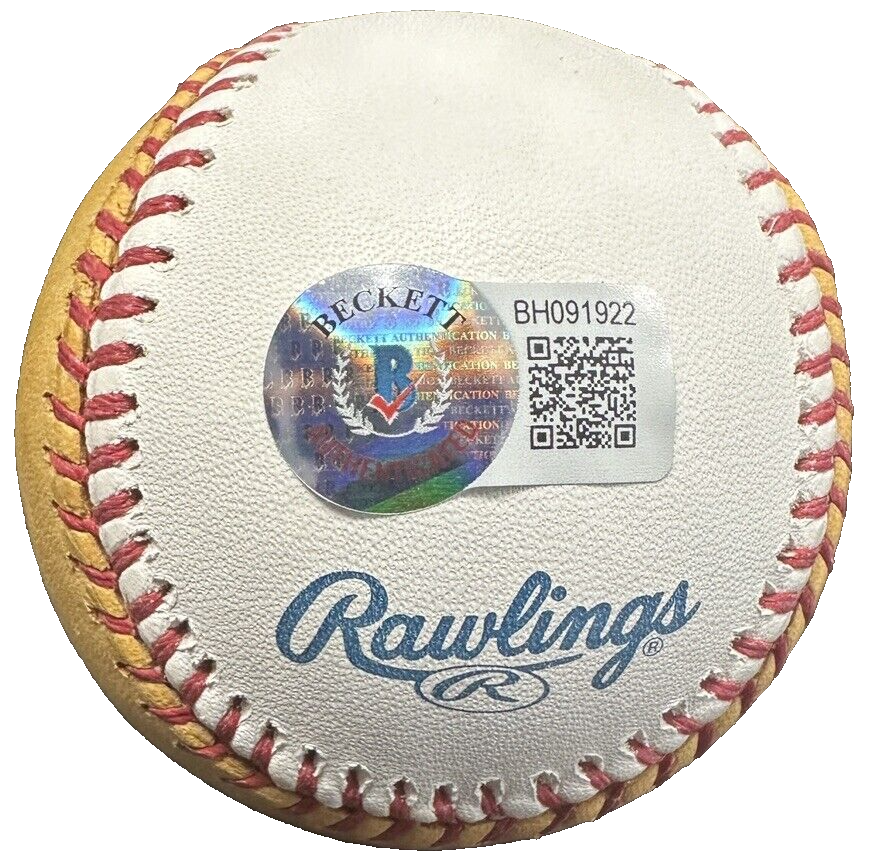 David Ortiz Signed Official 2010 Home Run Derby Baseball W/ 2010 Derby Champ BAS
