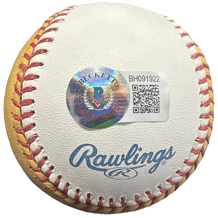David Ortiz Signed Official 2010 Home Run Derby Baseball W/ 2010 Derby Champ BAS