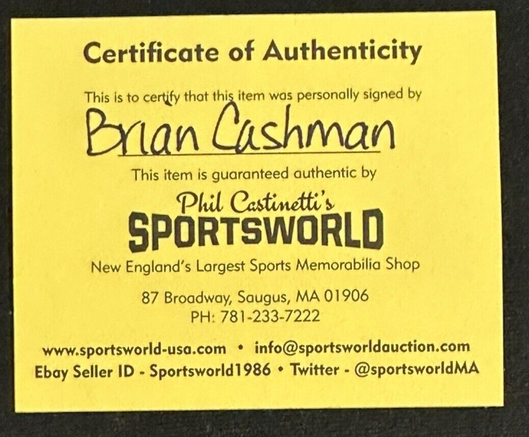 Brian Cashman Autographed Official Major League Baseball New York Yankees