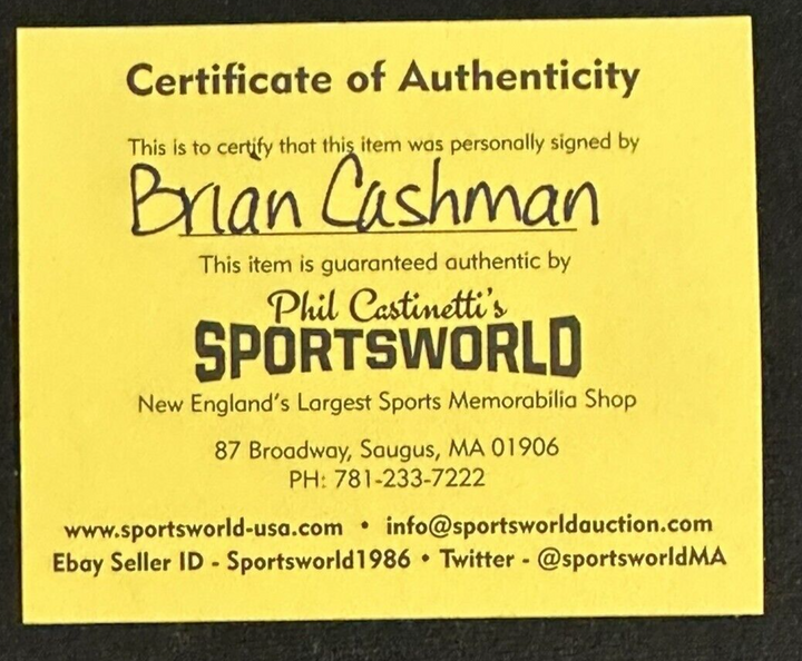 Brian Cashman Autographed Official Major League Baseball New York Yankees