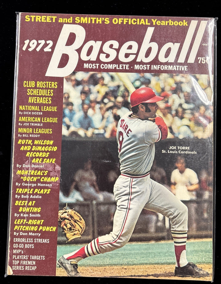 3 Street & Smith Yearbooks 1972 Baseball Roberto Clemente Joe Torre Vida Blue