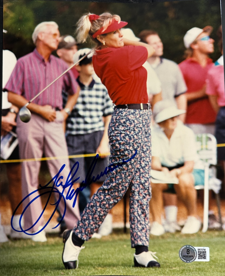 Jan Stephenson Autographed 8x10 Photo LPGA HOF BAS