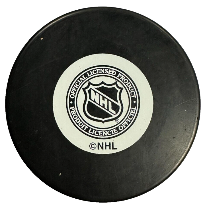 Pierre Bouchard Autographed Montreal Canadiens Hockey Puck