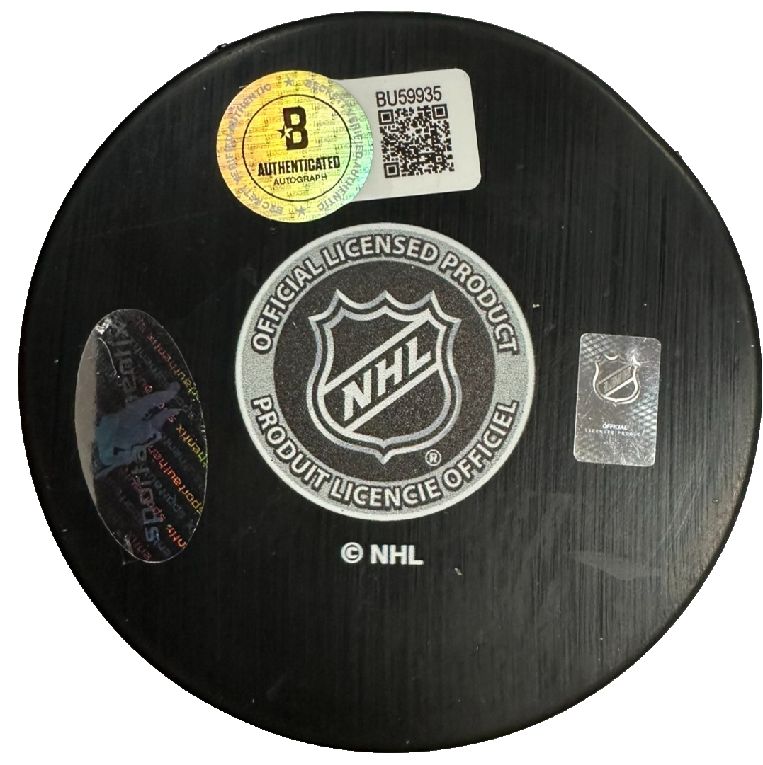 Jaromir Jagr Autographed Boston Bruins Hockey Puck BAS HOF