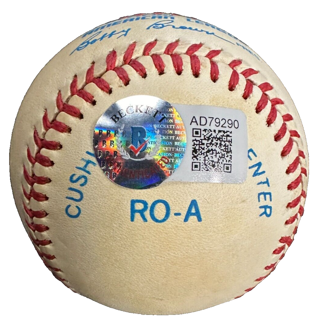 Tom Seaver Autographed Official American League Baseball BAS Mets Reds Red Sox