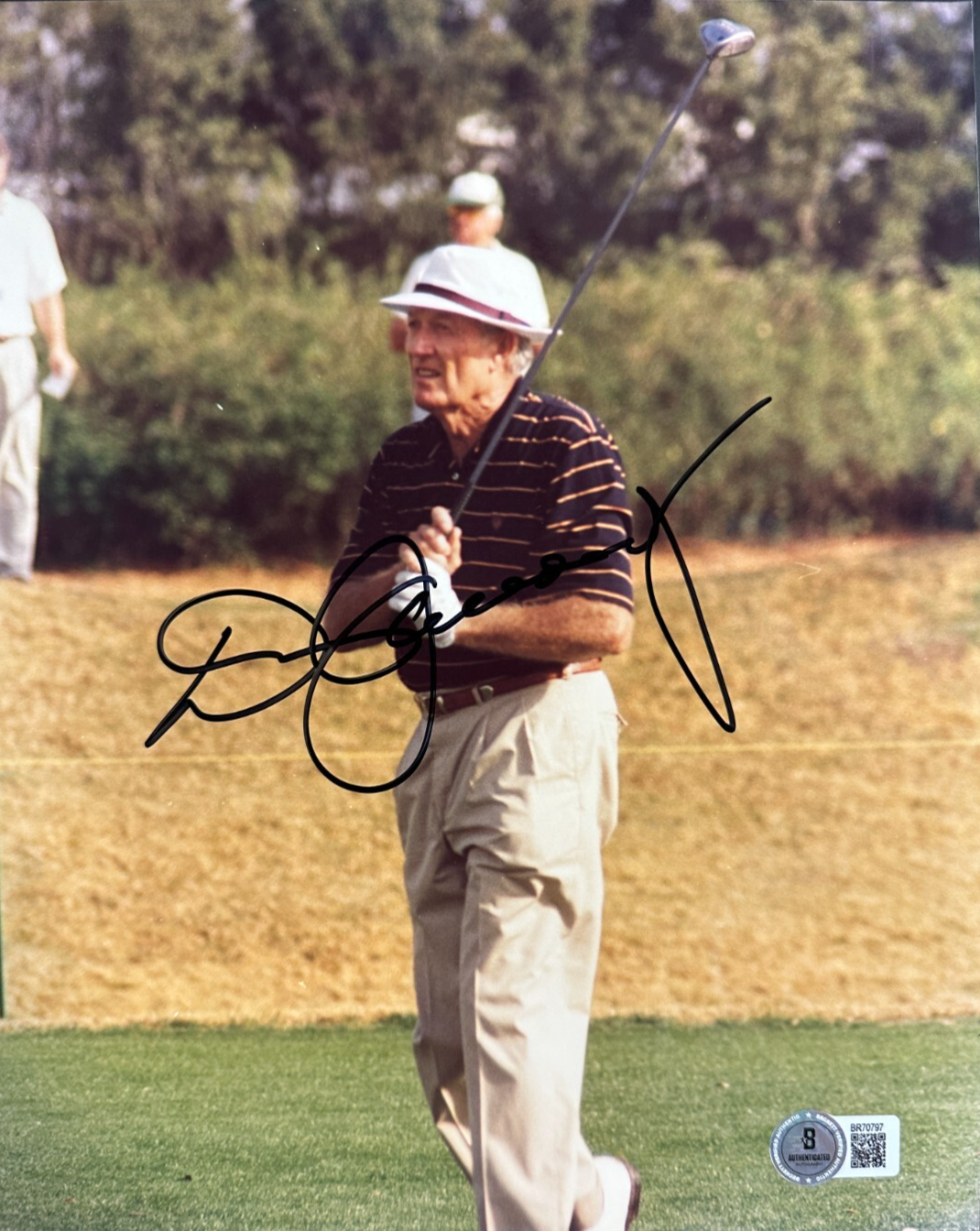 Don January Autographed 8x10 Photo PGA BAS