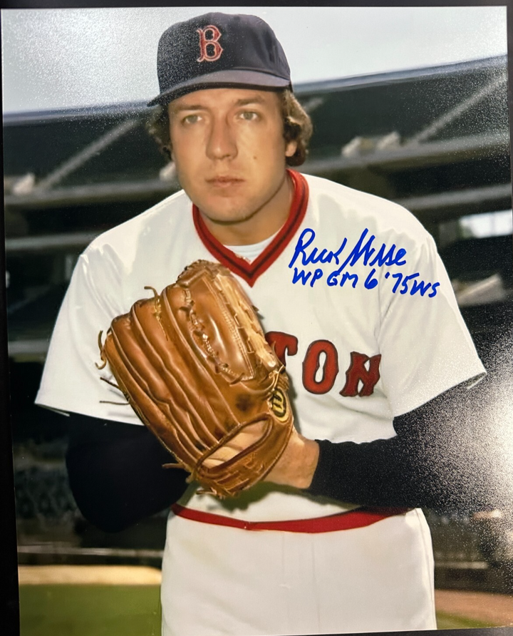 Rick Wise Autographed 8x10 Photo W/ WP Game 6, 75 WS Red Sox
