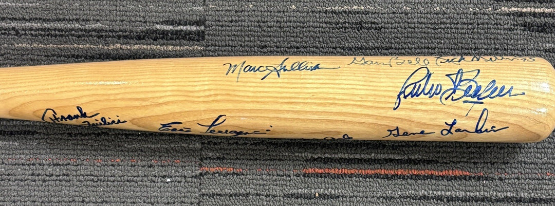 2002 Sox Exchange Fantasy Camp Signed Baseball Bat Johnny Pesky Gary Bell Etc.