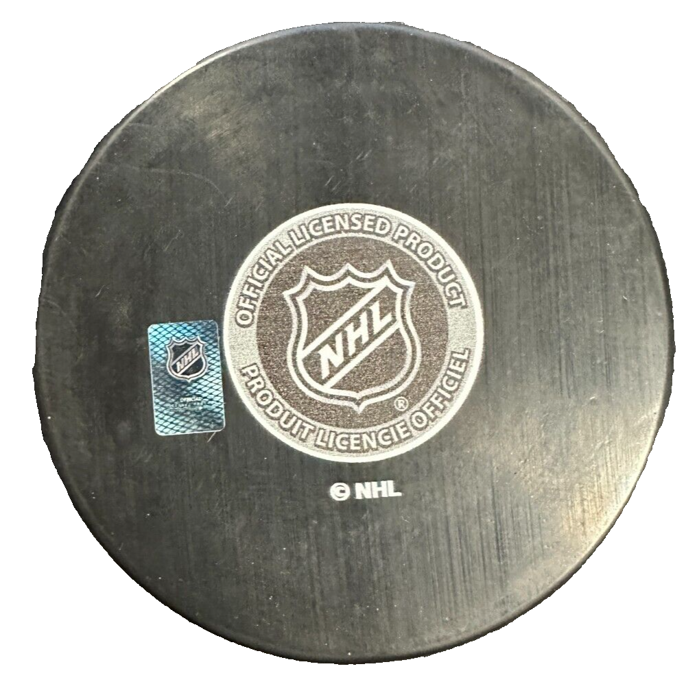 Dan Bouchard Autographed Boston Bruins 100th Anniversary Puck NHL