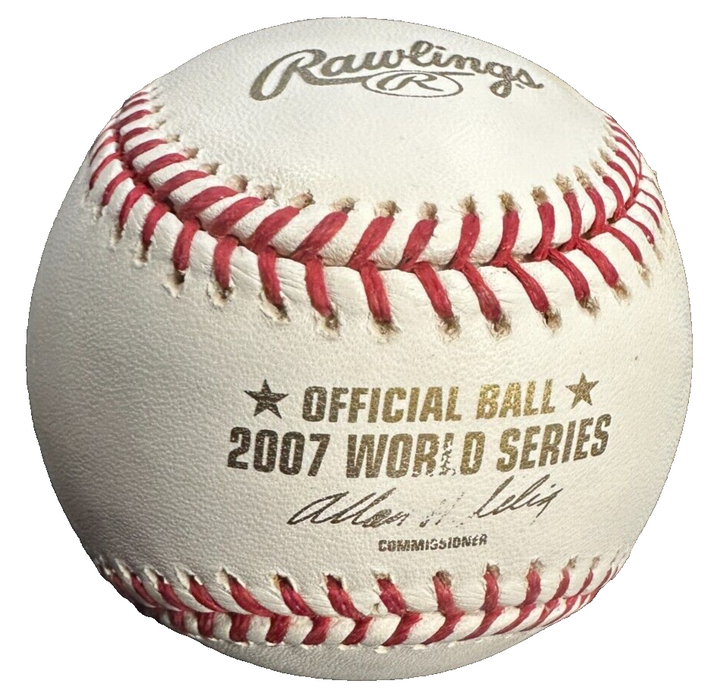 Theo Epstein Autographed 2007 World Series Baseball Boston Red Sox