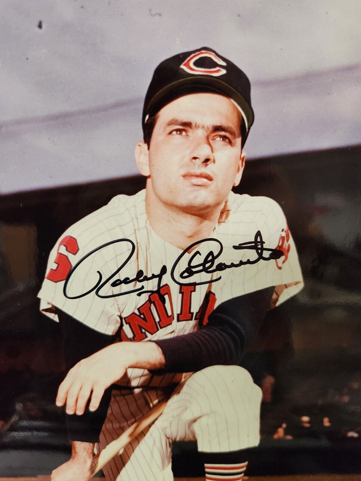 Rocky Colavito Signed 8x10 Photo Cleveland Indians Detroit Tigers COA