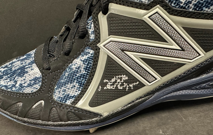 Dustin Pedroia Autographed New Balance Game Cleat Red Sox