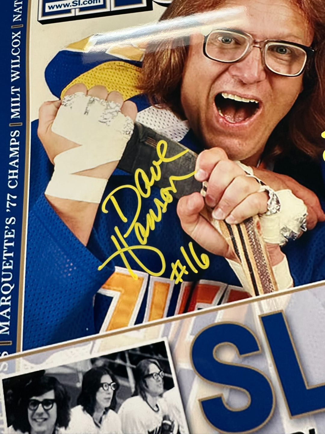 The Hanson Brothers Autographed 16x20 Photo Sports Illustrated Cover Slap Shot