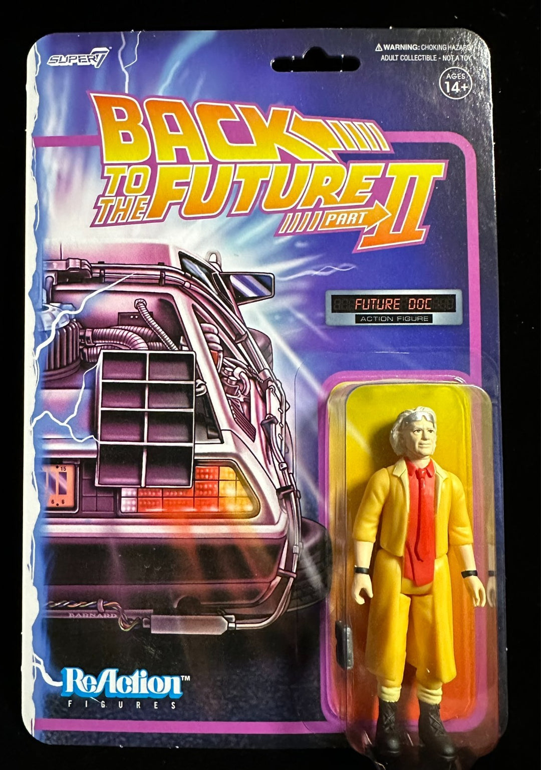 Back to the Future II Future Doc Brown Action Figure NIB