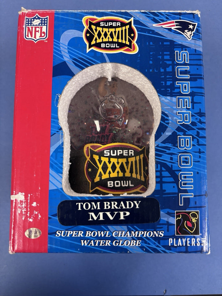 Tom Brady Super Bowl XXXVIII MVP Limited Edition Snow Globe 607/5004 NFL