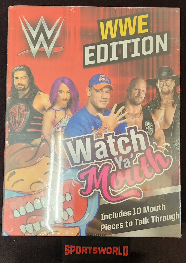 Watch Ya’ Mouth Game WWE EDITION Wrestling Party Gift WWF Rare Brand New Sealed!