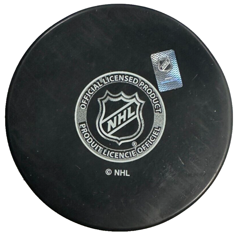 Bill Lesuk Autographed Philadelphia Flyers Hockey Puck NHL