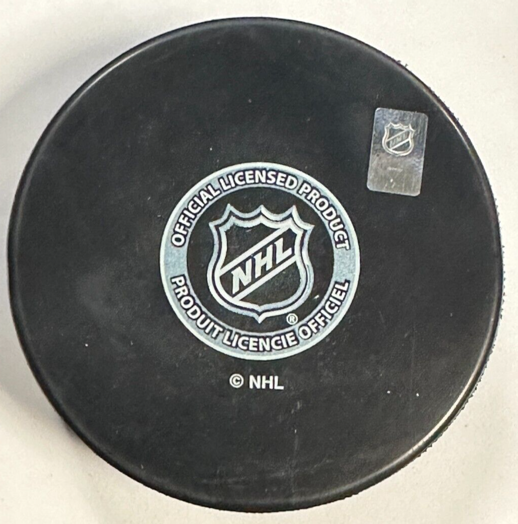 Mike Krushelnyski Autographed Boston Bruins Hockey Puck NHL
