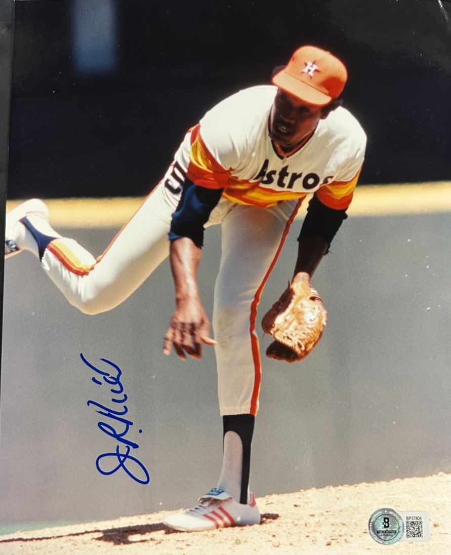 J.R. Richard Autographed 8x10 Houston Astros Photo BAS