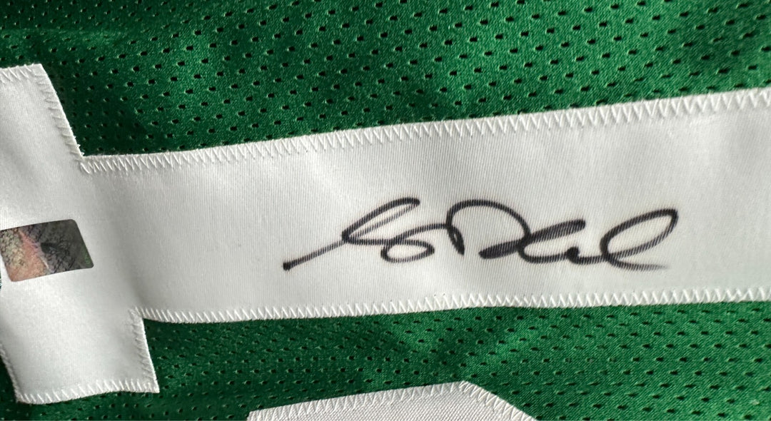 Sam Darnold Autographed New York Jets Custom Jersey Leaf Authentic NFL
