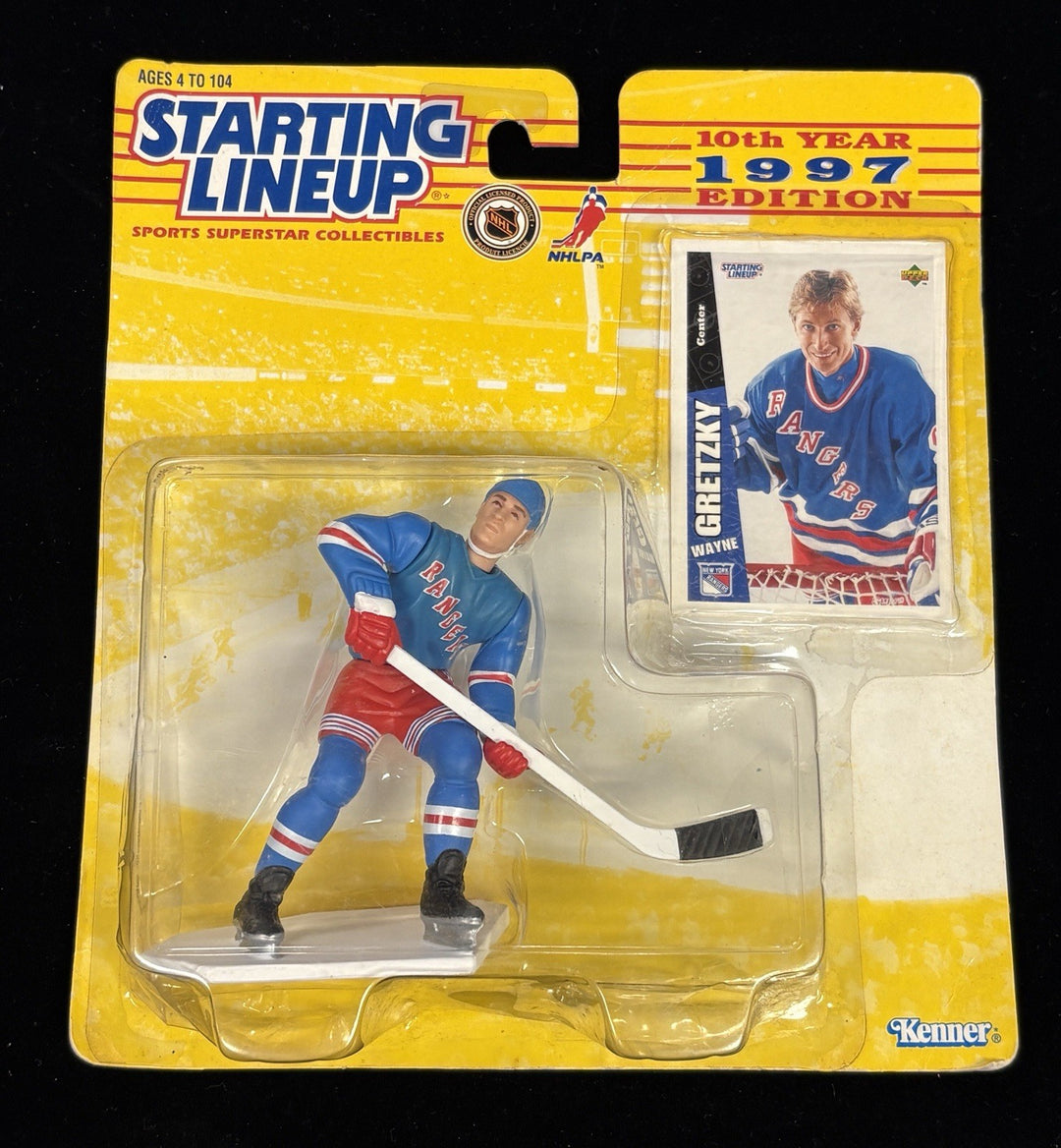 1997 Starting Lineup 10th Year Edition Wayne Gretzky New York Rangers