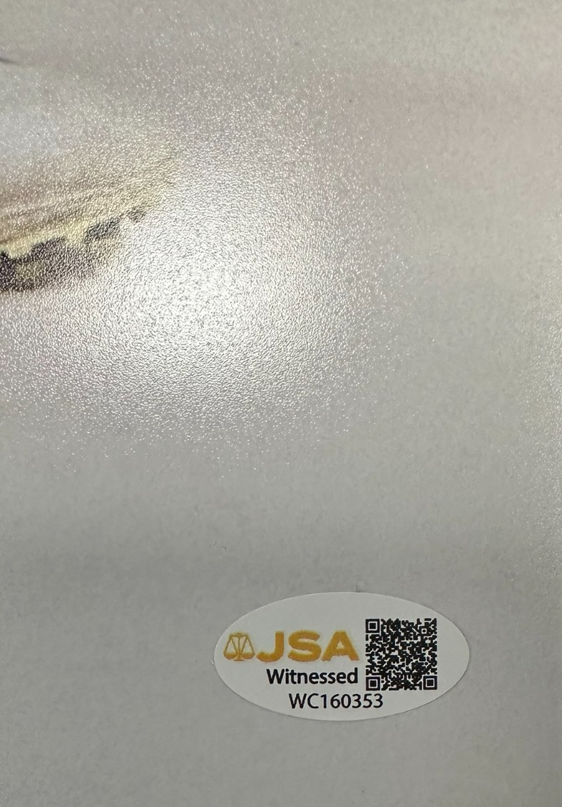 Will Campbell Autographed New England Patriots 16" x 20" Photo JSA NFL