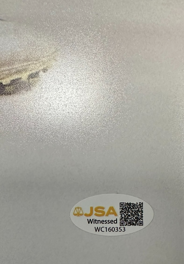 Will Campbell Autographed New England Patriots 16" x 20" Photo JSA NFL