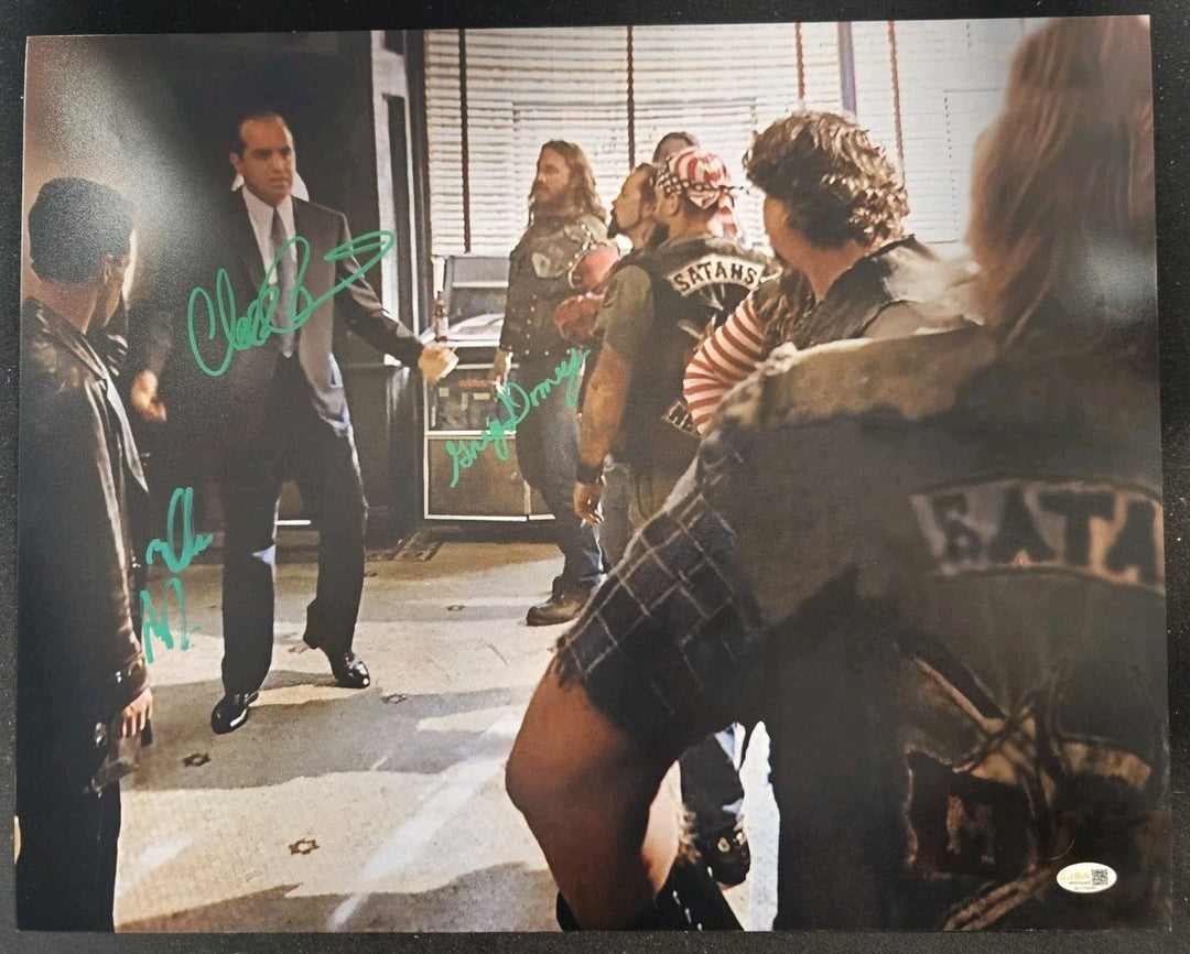 Chazz Palminteri Lillo Brancato & Greg Domey Signed 16x20 A Bronx Tale Photo JSA