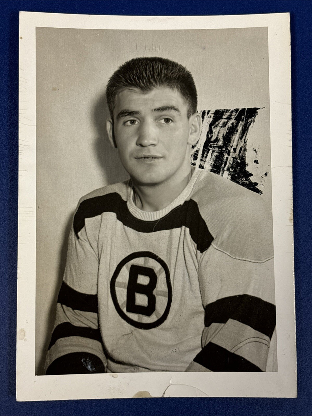 1950’s Real Chevrefis Original Boston Bruins Team 5x7 Photo