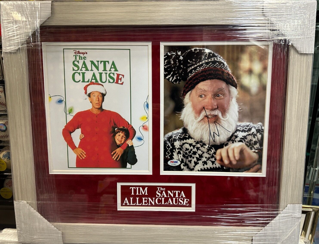 Tim Allen Autographed The Santa Clause 8x10 Photo Framed PSA/DNA