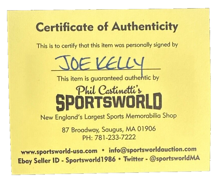 Joe Kelly Autographed 2018 World Series Baseball Boston Red Sox