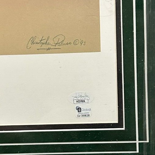 Bill Russell Autographed Boston Celtics Limited Edition Lithograph 42/500 JSA