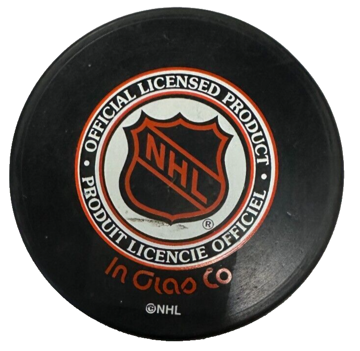 Kyle McLaren Autographed Boston Bruins Hockey Puck NHL