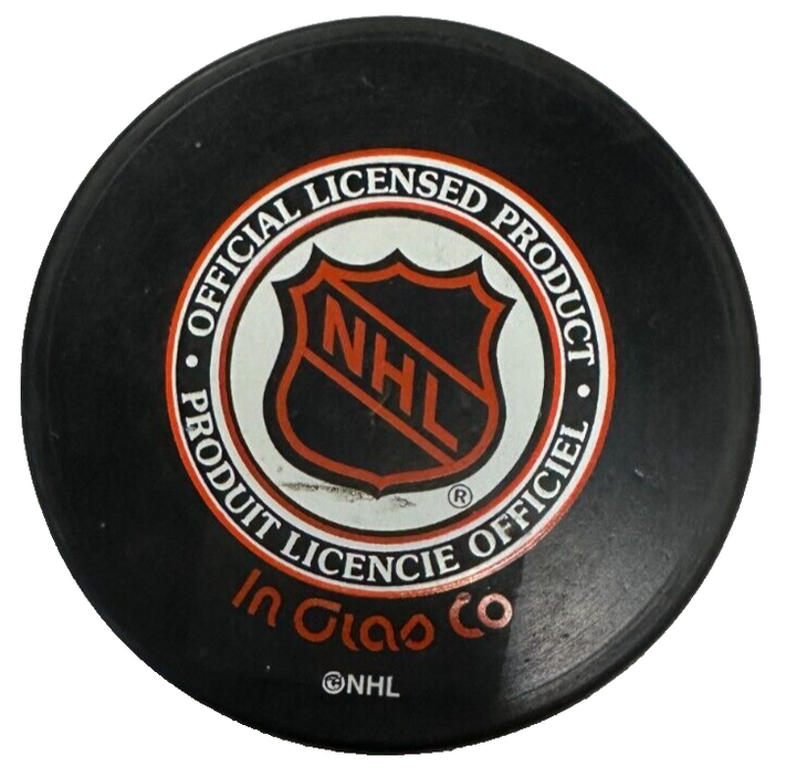 Kyle McLaren Autographed Boston Bruins Hockey Puck NHL