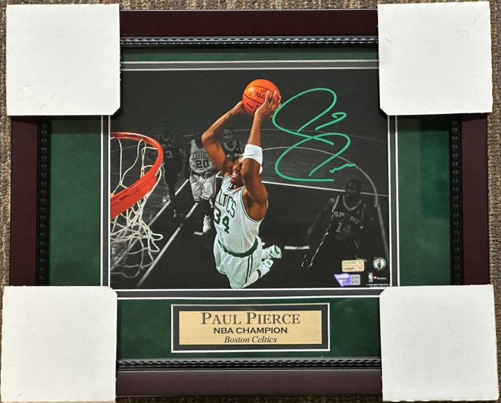 Paul Pierce Autographed 8x10 Boston Celtics Photo HOF Fanatics