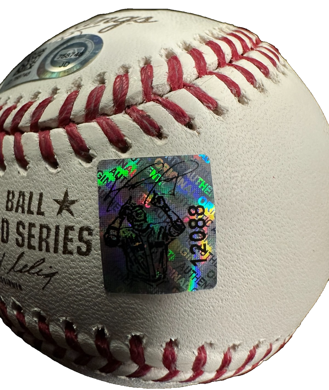 David Ortiz Autographed Official 2004 World Series Baseball Red Sox MLB Fanatics