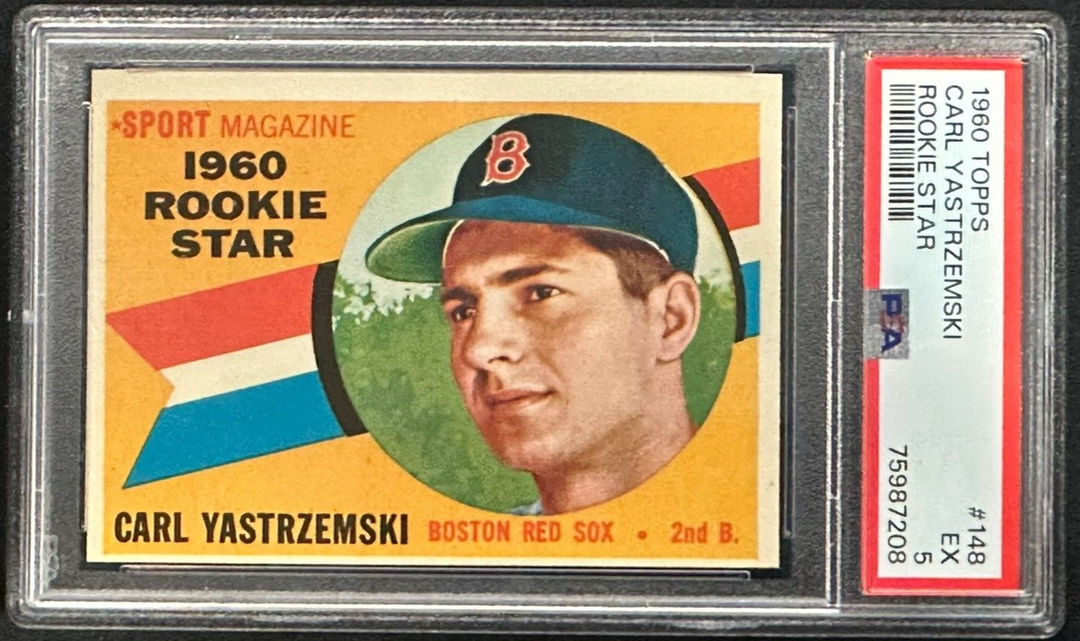 1960 Topps Carl Yastrzemski Rookie Card RC PSA 5 EX Boston Red Sox