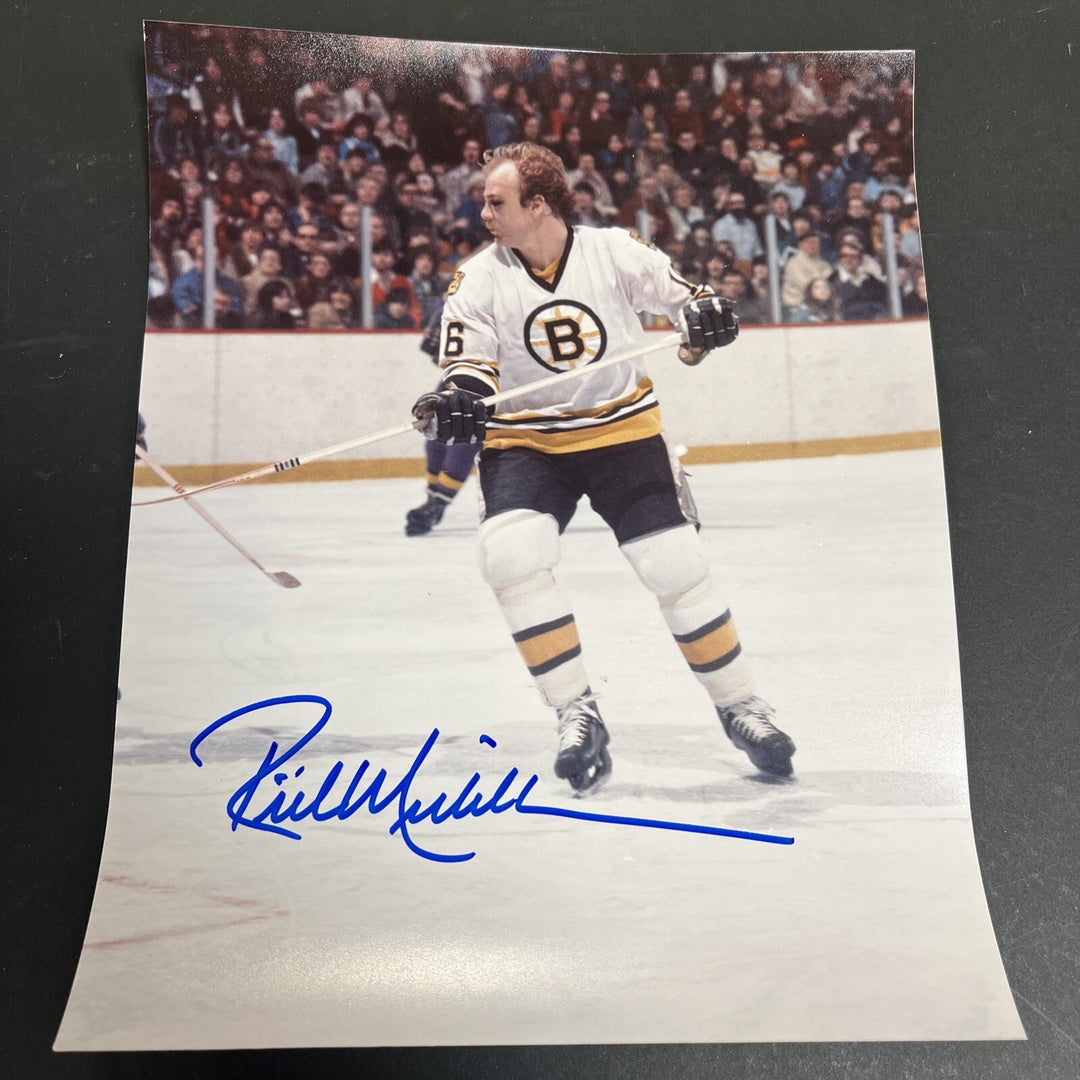 Rick Middleton Signed 8x10 Boston Bruins Sportsworld