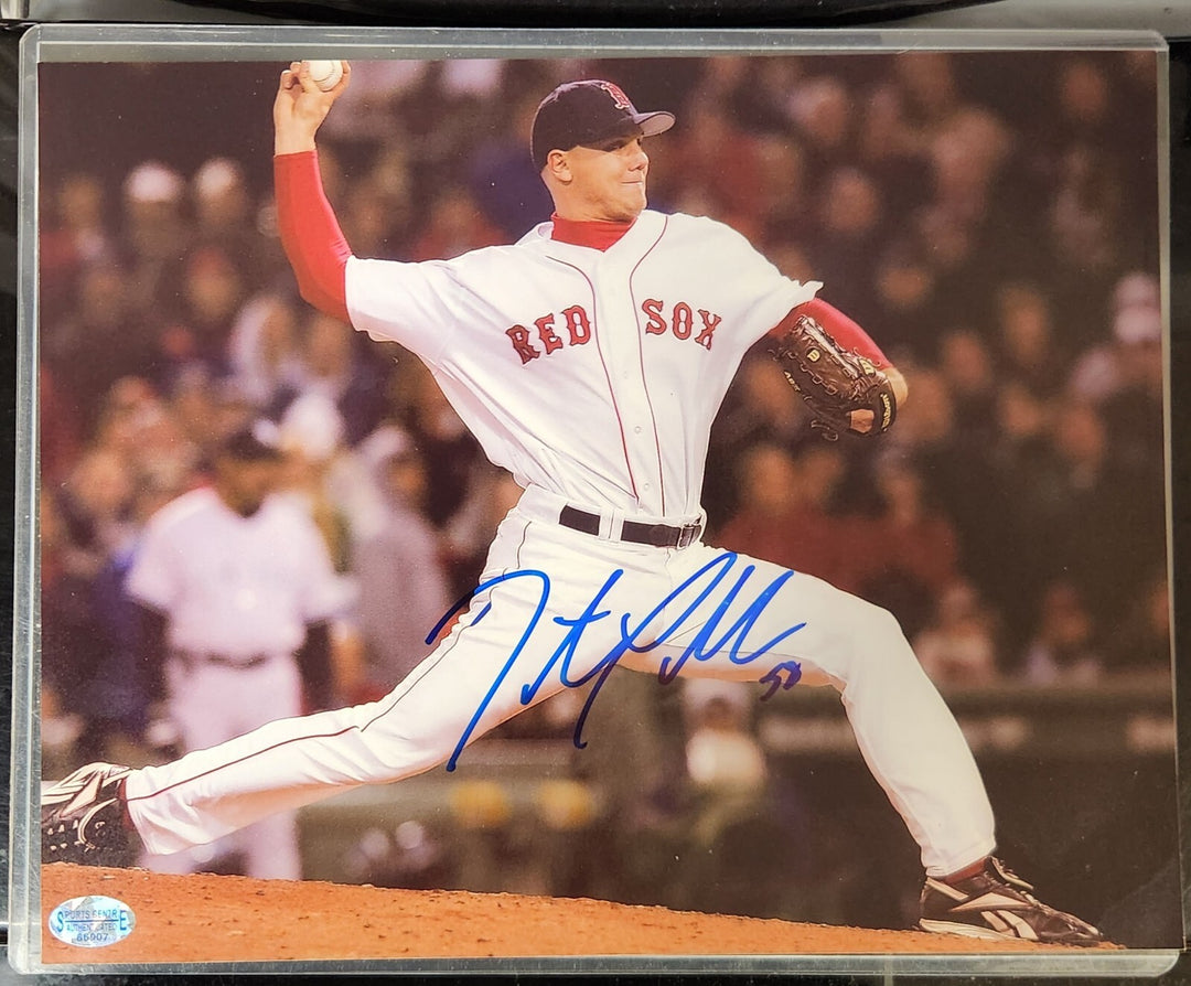 Jonathan Papelbon Signed 8x10 Photo Boston Red Sox COA
